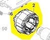 stator réf. 1 619 P14 412 Bosch